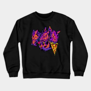 Alternate Color Edition Cerberus Good Boy Pizza Doggo Crewneck Sweatshirt